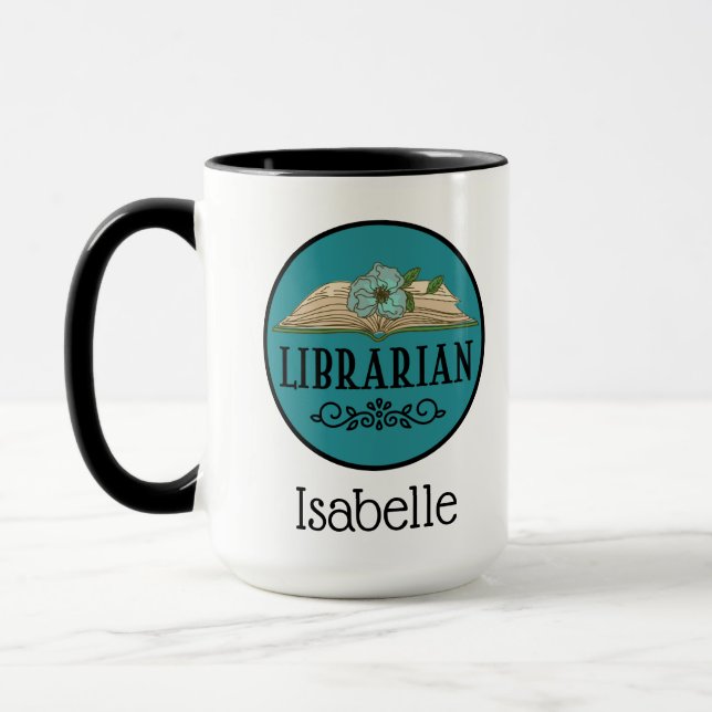 Bibliothek Volunteer Tasse (Links)