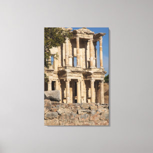 Bibliothek von Ephesus Ruins Leinwanddruck