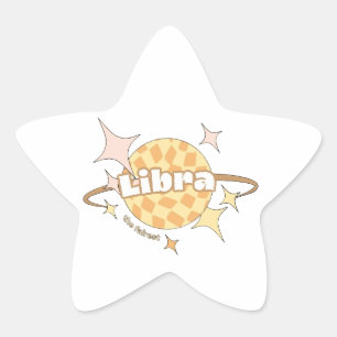 Bibliotheka Retroplanet Horoskop-Aufkleber Stern-Aufkleber