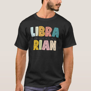 Bibliothekar Alphabet Zurück zur Schule Erster Sch T-Shirt