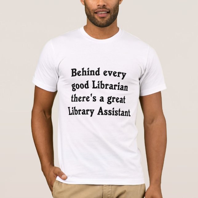 Bibliothekar-Assistenten-T - Shirt (Vorderseite)