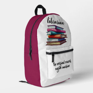 Bibliothekar Bedruckter Rucksack