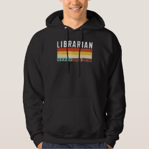 Bibliothekar Berufstitel Beruf Arbeiter Anerkennun Hoodie