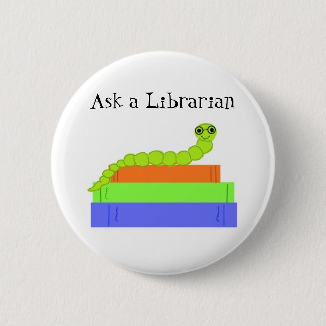 Bibliothekar Button (Vorderseite)