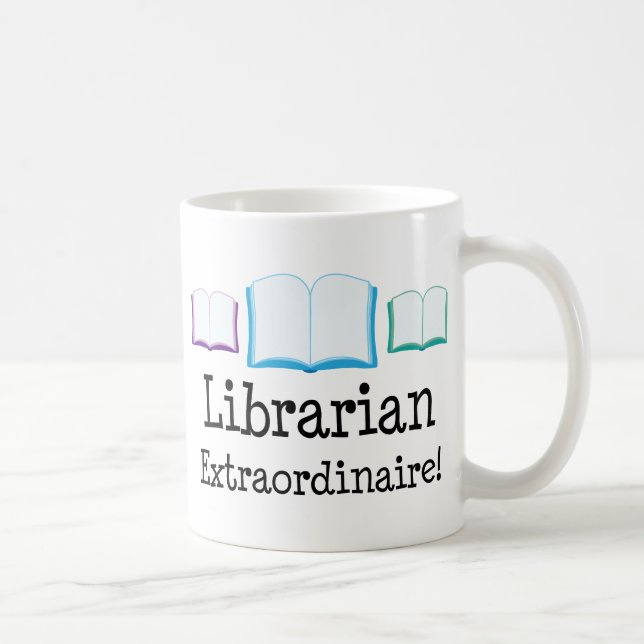 Bibliothekar Extraordinaire Kaffeetasse (Rechts)