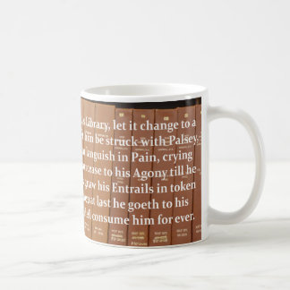 Bibliothekar-Fluch-Tasse Tasse