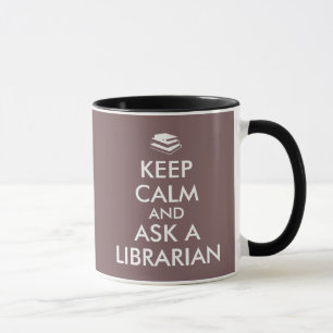 Bibliothekar-Geschenke behalten Ruhe, eine Tasse
