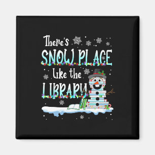 Bibliothekar gibt es einen Schneeplatz wie die Bib Magnet
