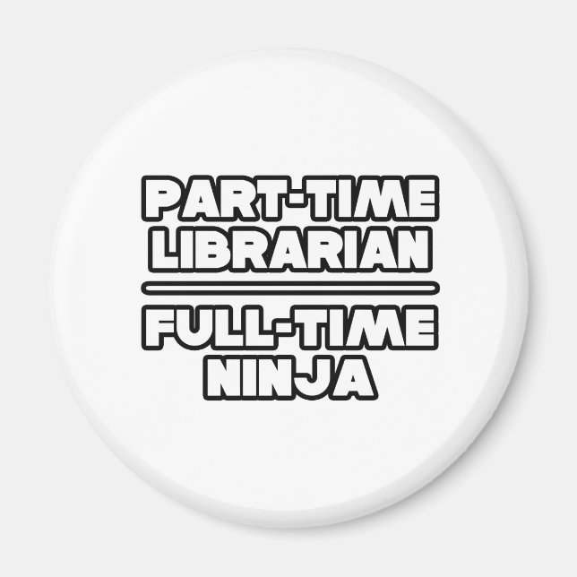 Bibliothekar...Ninja Magnet (Vorne)