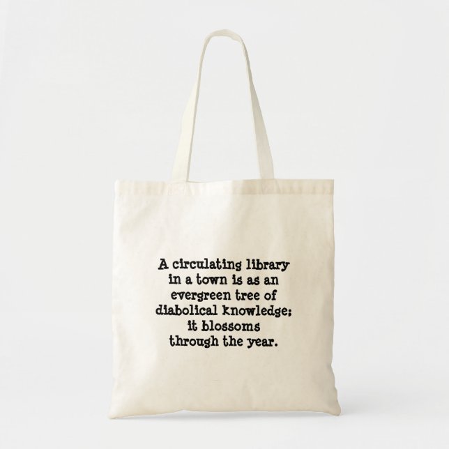 Bibliothekar-Tasche Tragetasche (Vorne)