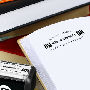 Bibliothekare lesen es Liebe Es gibt es Personalis Permastempel