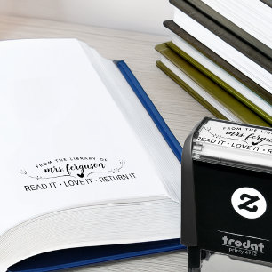 Bibliothekare lesen es Liebe Es gibt es Personalis Permastempel