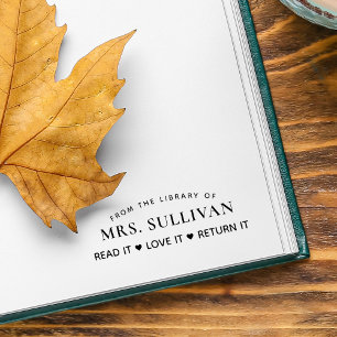 Bibliothekare lesen es Liebe Es gibt es Personalis Permastempel