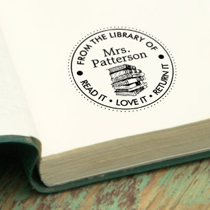 Bibliothekare Lesen Es Lieben Es Zurückgeben Perso Permastempel