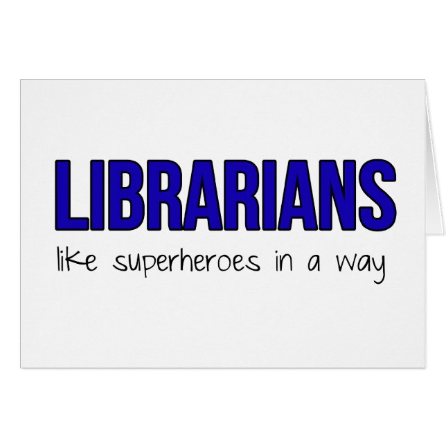 Bibliothekare sind Superhelden (Vorderseite (Horizontal))
