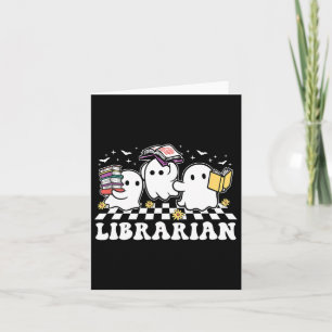 Bibliothekarin Süßer Geist Buch Lesen Lustiges Hal Karte