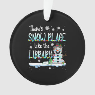 Bibliothekarisch gibt es Schneeplätze wie die Bibl Ornament