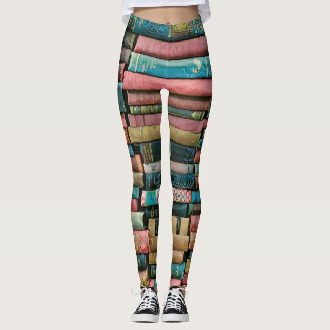 Bibliothekarische Geschenke für sie Leggings (Vorderseite)