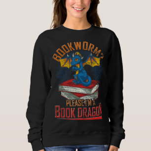 Bibliothekarische Lesbarkeit Bookworm Bitte im Buc Sweatshirt