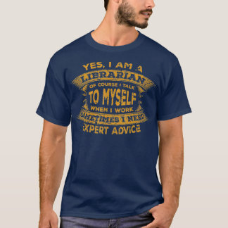 Bibliothekarische lustige Liebe Buchlesbibliothek T-Shirt