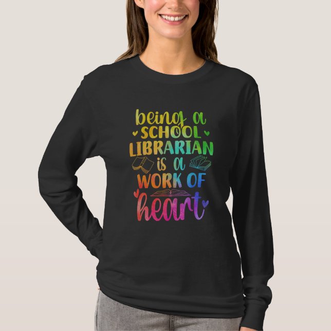 Bibliothekarische Werke des Mitarbeiters der Herzb T-Shirt (Vorderseite)