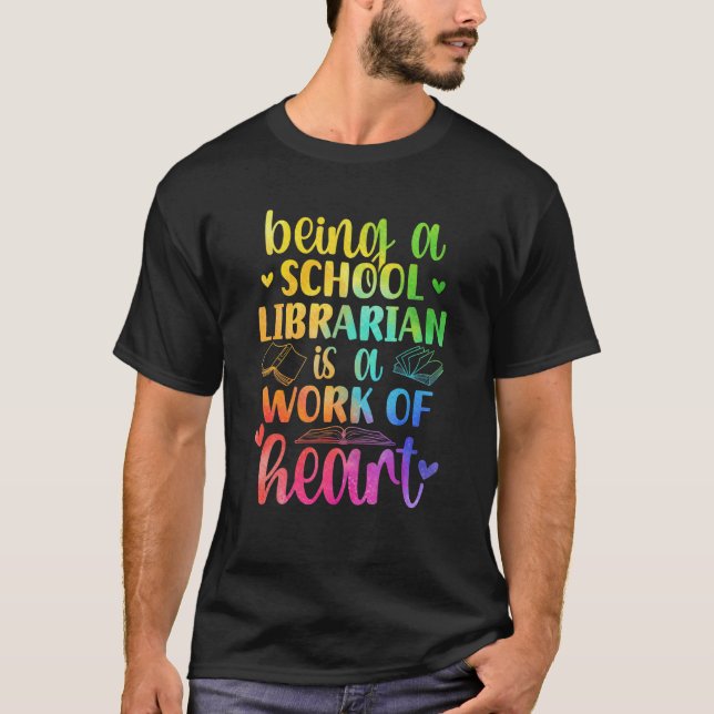 Bibliothekarische Werke des Mitarbeiters der Herzb T-Shirt (Vorderseite)