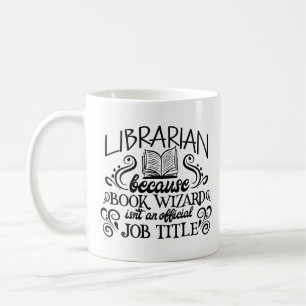 Bibliothekarischer Buchassistent Kaffeetasse