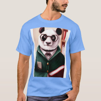 Bibliothekarischer Panda 1 T-Shirt