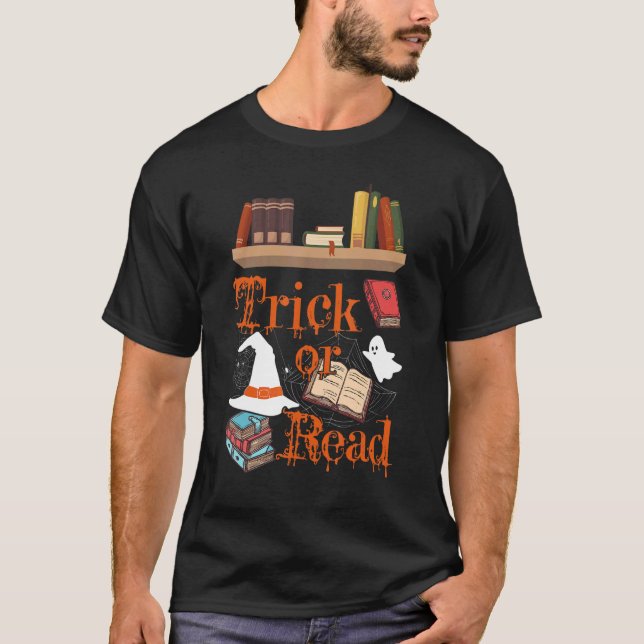 Bibliothekarischer Trick oder Lesebibliotheksereig T-Shirt (Vorderseite)
