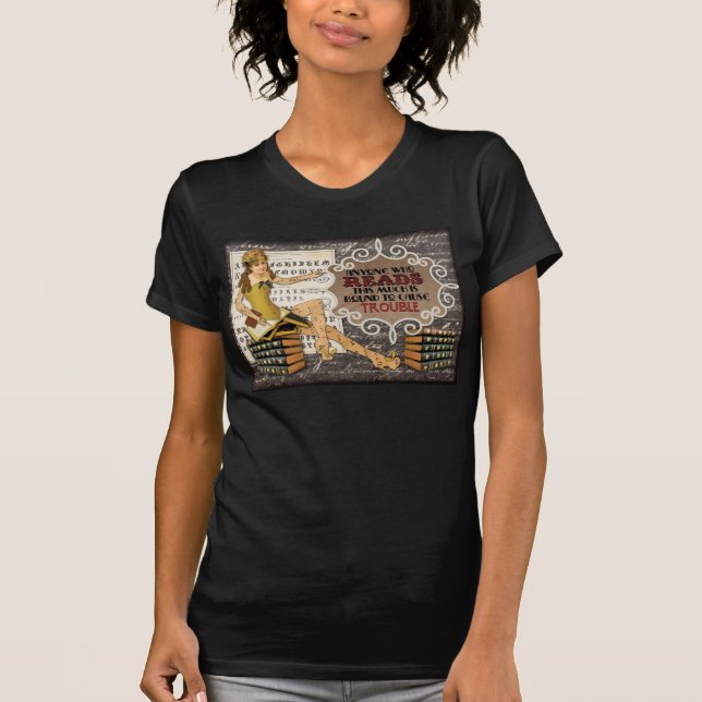 Bibliothekfloozie-T-Shirt T-Shirt (Vorderseite)