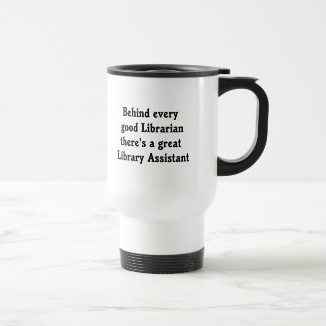Bibliotheks-Assistenten-Tasse Reisebecher (Rechts)