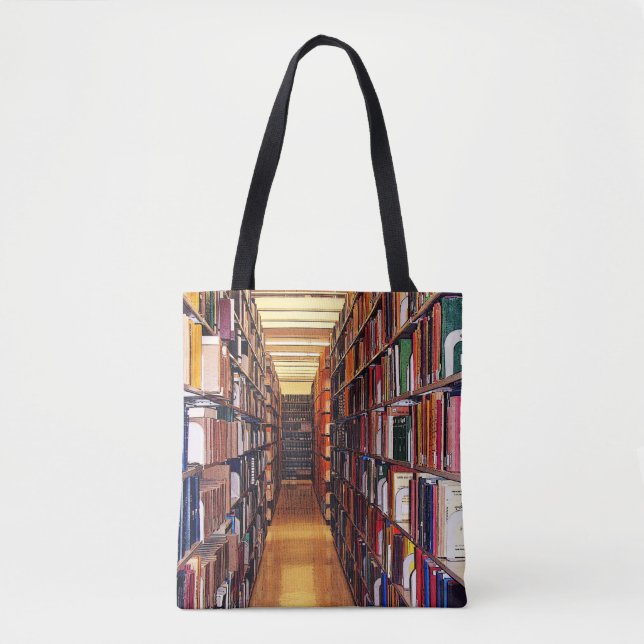 Bibliotheks-Buch-Regal-Taschen-Tasche (Vorderseite)