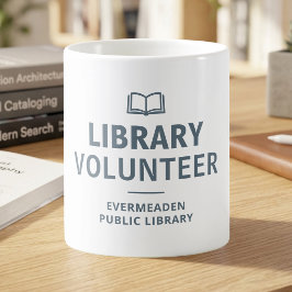 Bibliotheks-Freiwilliger Custom Kaffeetasse