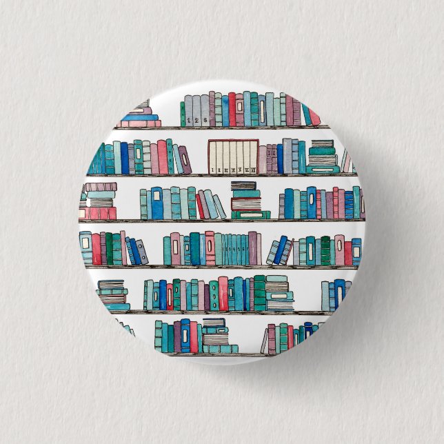 Bibliotheks-Knopf Button (Vorderseite)