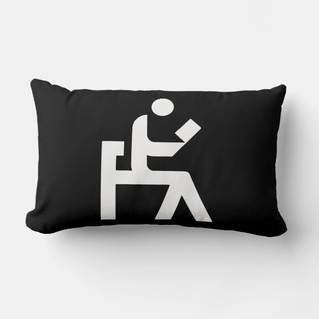 Bibliotheks-Leseraum Lendenkissen (Vorderseite)