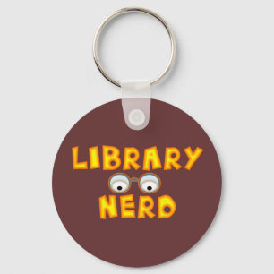 Bibliotheks-Nerd-Schlüsselanhänger Schlüsselanhänger