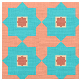 Bibliotheks-Raum-Marokkaner-Fliesen Stoff