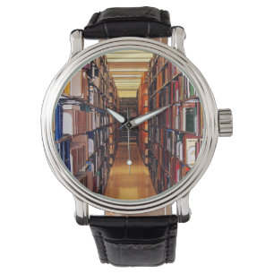 Bibliotheks-Regale Armbanduhr