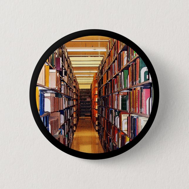 Bibliotheks-Stapel Button (Vorderseite)