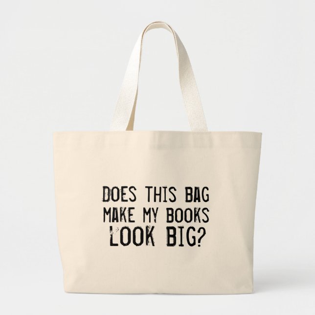 Bibliotheks-Tasche Jumbo Stoffbeutel (Vorne)