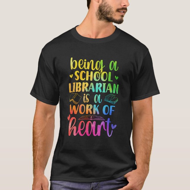 Bibliotheksarbeit T-Shirt (Vorderseite)