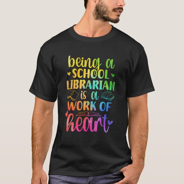 Bibliotheksarbeit T-Shirt (Vorderseite)