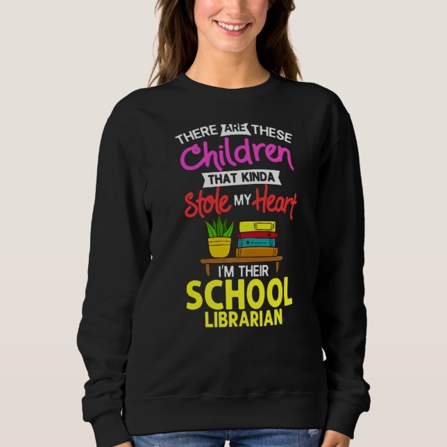 Bibliotheksbibliotheksvorträge Sweatshirt (Vorderseite)