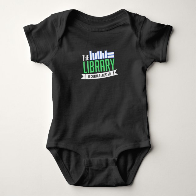 Bibliotheksbücher Baby Strampler (Vorderseite)