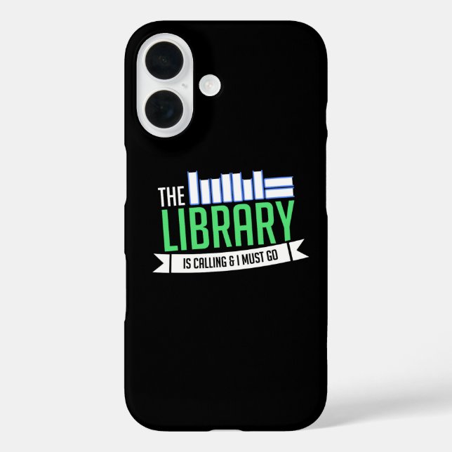 Bibliotheksbücher Case-Mate iPhone Hülle (Rückseite)