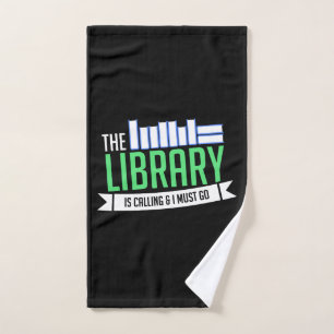Bibliotheksbücher Handtuch