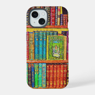 Bibliotheksbücher iPhone 15 Hülle