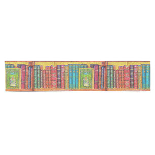 Bibliotheksbücher Kurzer Tischläufer