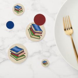 Bibliotheksbücher Lehrer Bibliotheksschule Konfetti