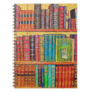 Bibliotheksbücher Notizblock